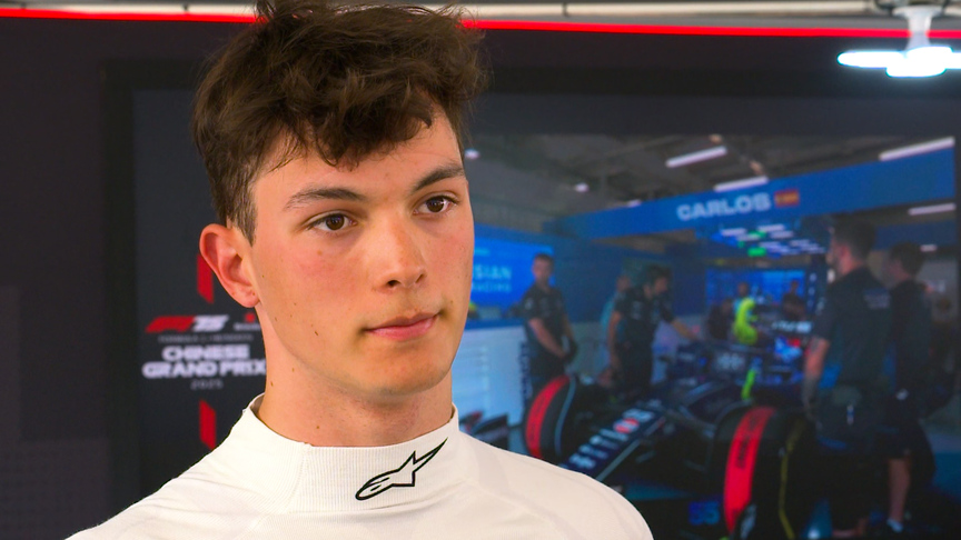 'It's tight to fit three runs in' - P17 Bearman misses on final quali run in China