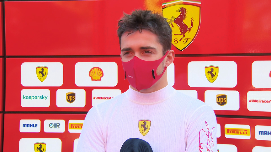 Charles Leclerc 'not very happy' with Emilia Romagna GP practice