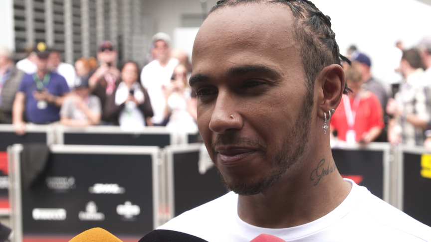 Lewis Hamilton: A 'podium is the goal tomorrow' 