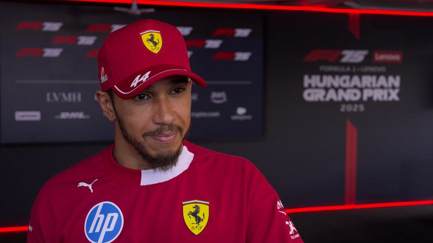 Hamilton admits Ferrari was 'a big big struggle' during Friday practice