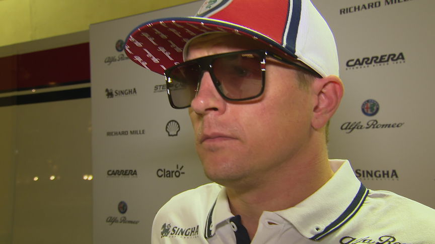 Kimi Raikkonen: 'We look a bit too slow' but it's only Friday