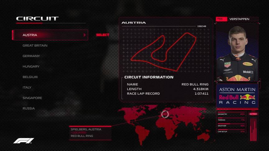 CIRCUIT GUIDE: Max Verstappen's virtual hot lap of Austria