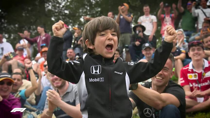 DREAMS COME TRUE: Alonso's littlest biggest fan meets his hero in Spain