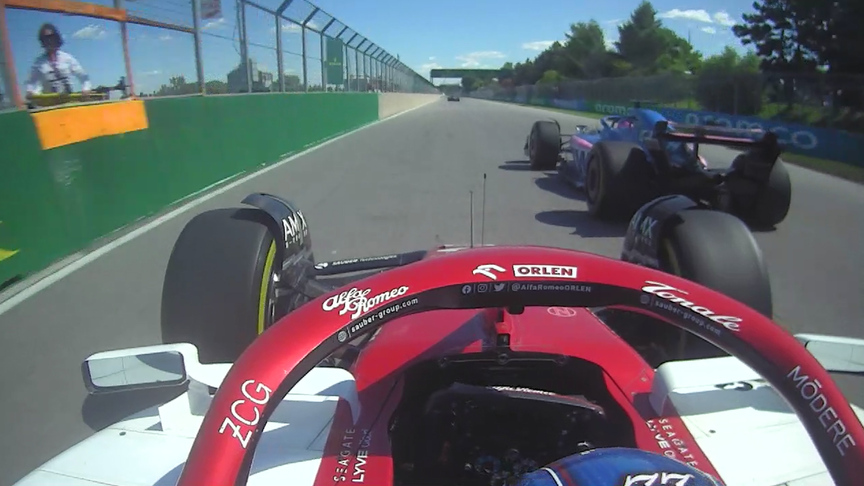 2022 Canadian Grand Prix: Alonso weaves as he defends from Bottas late in Canadian GP