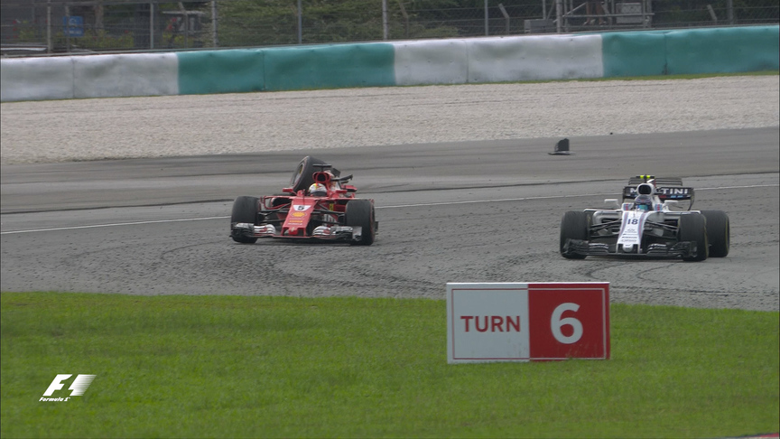 Race: Vettel and Stroll collide after the chequered flag