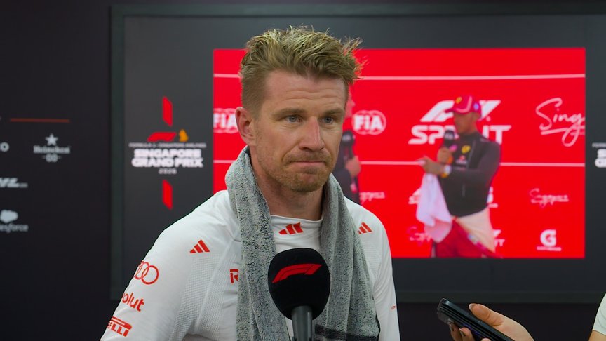 Hulkenberg happy to pick up points in 'peculiar' Singapore Sprint