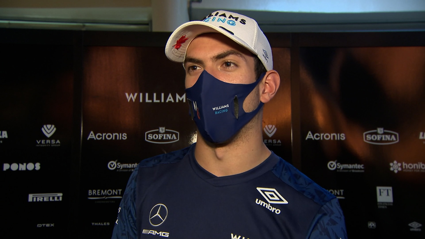 Nicholas Latifi laments 'very tricky' Friday practice in Bahrain