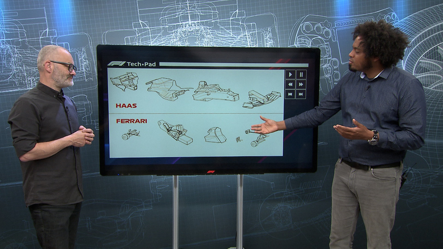 Free preview: F1 TV Tech Talk -  Haas listed parts