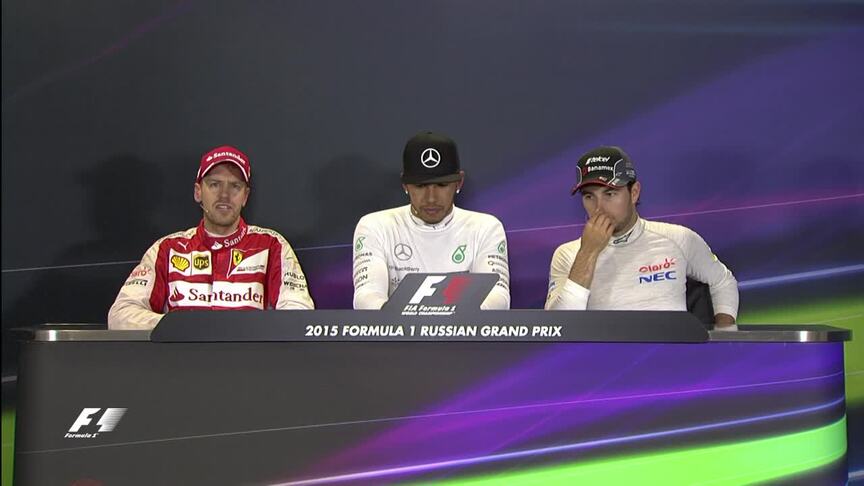 Sebastian Vettel Interview nach dem Rennen in Russland