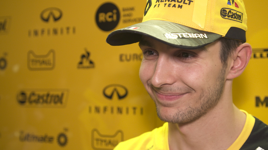 Esteban Ocon: 'It's a fantastic feeling to be back'