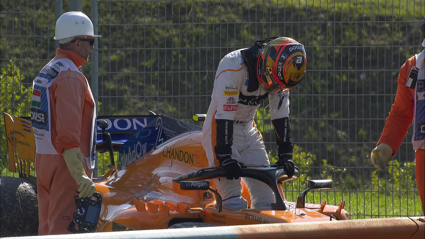 RACE: Gearbox failure ends Vandoorne's hopes