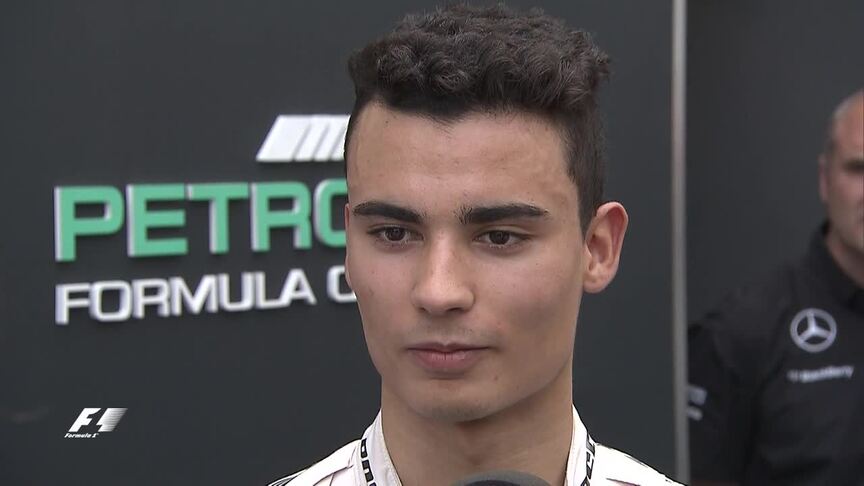 Pascal Wehrlein happy at Mercedes in Barcelona