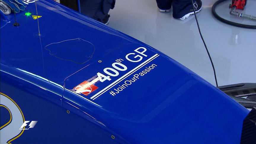 Monisha Kaltenborn celebrates Sauber's 400th race