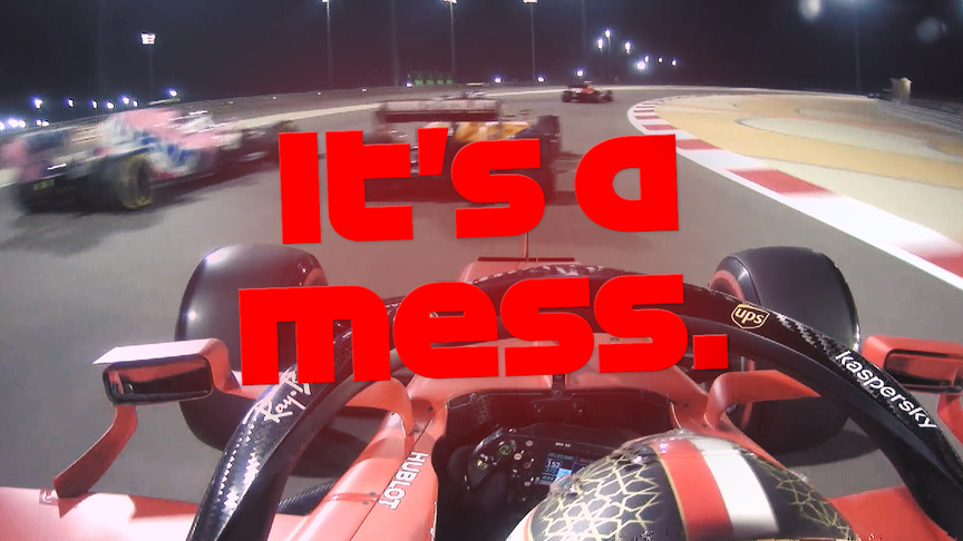 2020 Bahrain Grand Prix Qualifying: Leclerc brands Q1 traffic 'a mess'