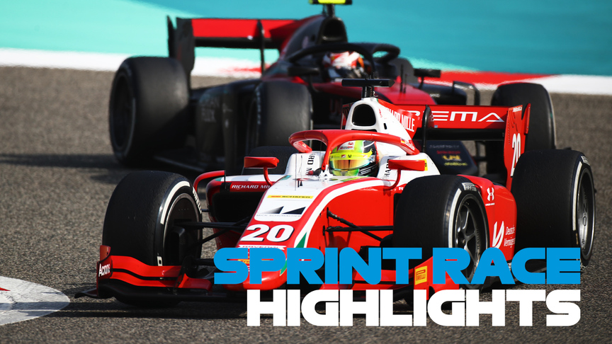 F2 2020 Round 11: Bahrain Grand Prix sprint race highlights