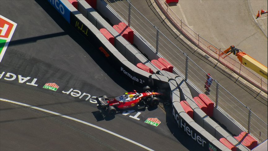 2026 Spanish GP FP3: Hamilton hits the barriers at the final corner