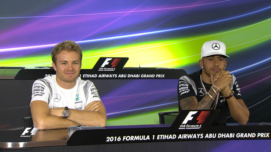 Rosberg and Hamilton on 2016 Abu Dhabi title showdown