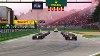 2022 Emilia Romagna Grand Prix: Carlos Sainz spins off at start in wet at Imola
