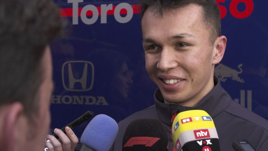 Alexander Albon - 'High-speed stuff a bit of a shock'