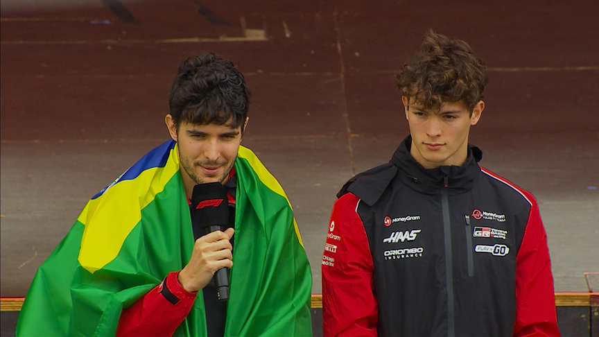 2025 Sao Paulo GP: Bearman and Ocon meet the fans at Interlagos