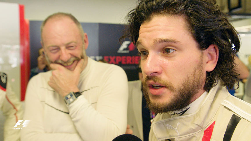 Game of Thrones stars 'slayed' by two-seater F1 Experience