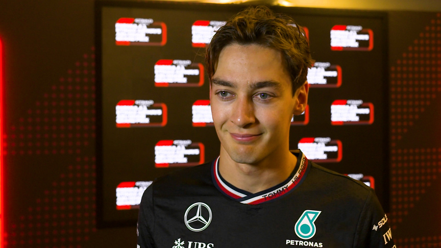 Russell experimented with ‘radical’ set-up on first day in Abu Dhabi