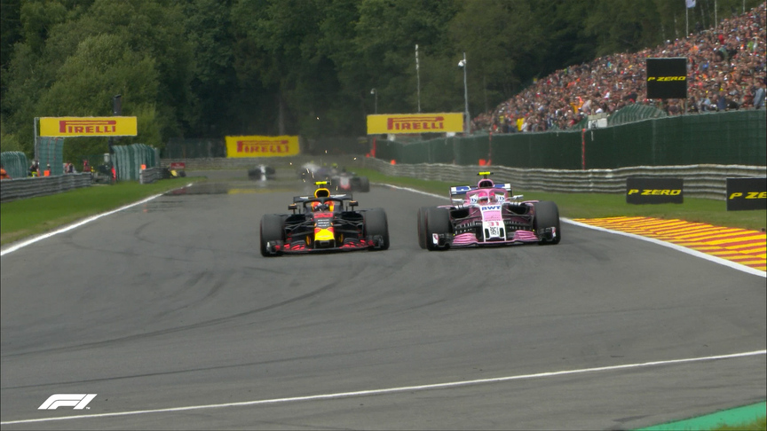 RACE: Brave move gets Verstappen past Ocon for P4