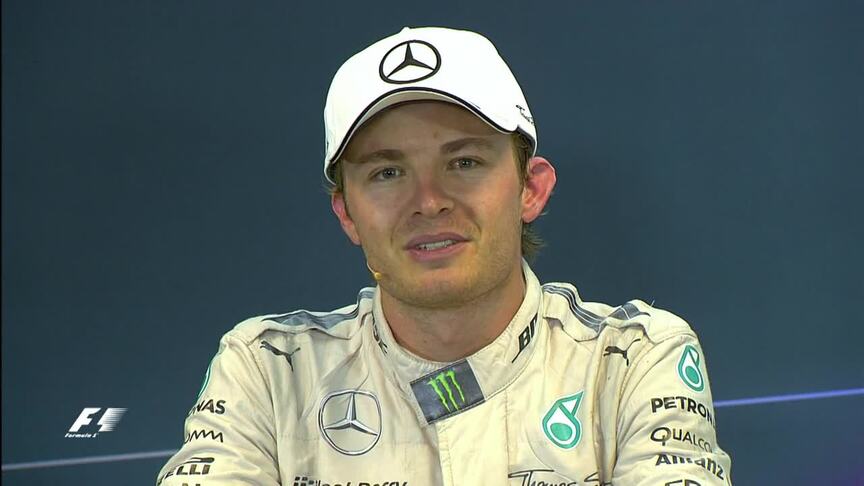 Nico Rosberg Interview nach dem Rennen in Belgien