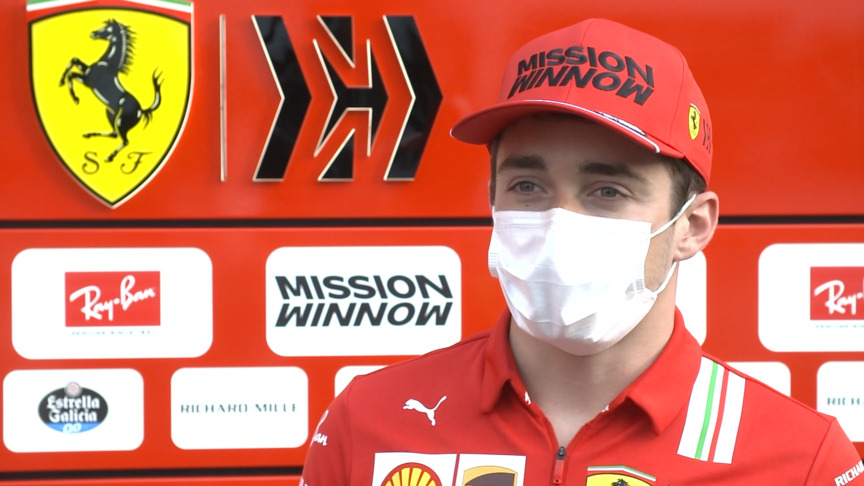 Charles Leclerc 'pushed a little too much into Turn 15' 