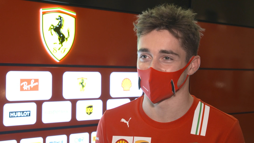 Charles Leclerc says Ferrari 'in the mix' for Abu Dhabi midfield battle