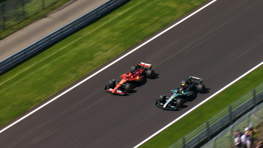 2024 Belgian Grand Prix: Hamilton powers past Leclerc to take the lead at Spa