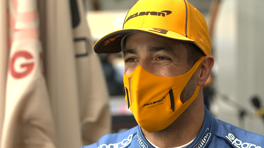 Daniel Ricciardo praises Norris for 'great' pole position lap in 'unicorn conditions' at Sochi