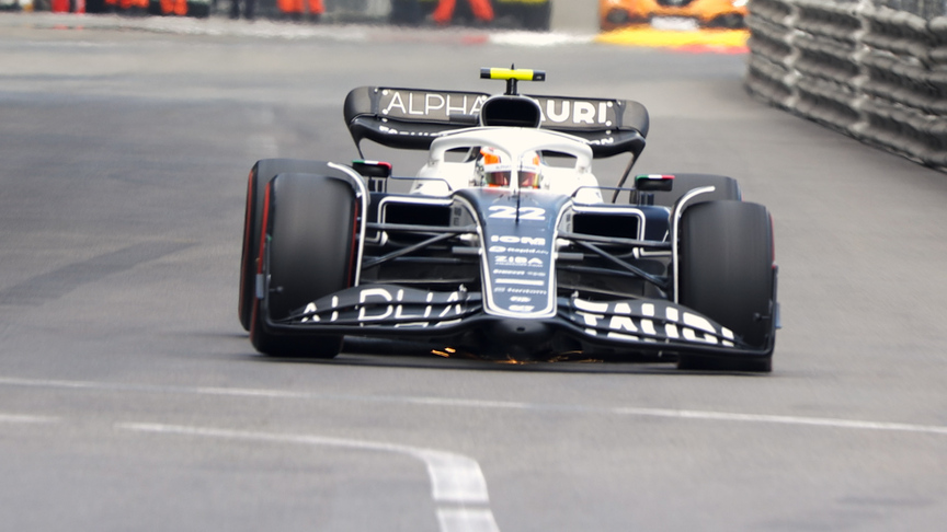 2022 Monaco GP Qualifying: Tsunoda puncture causes frantic finish to Q1 with Zhou, Stroll and Gasly left ruing red flag