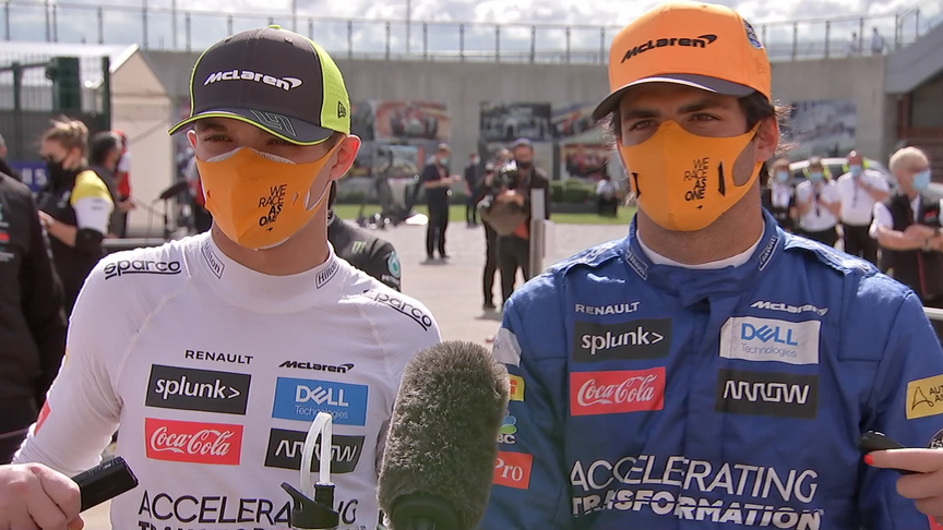 Sainz says 'luck hasn't been with me' after late puncture costs McLaren points