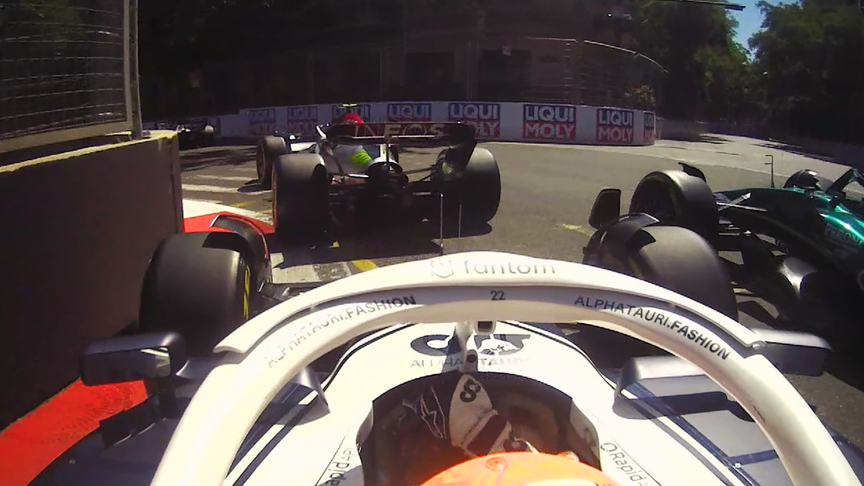 Top 10 Onboard Moments: 2022 Azerbaijan Grand Prix