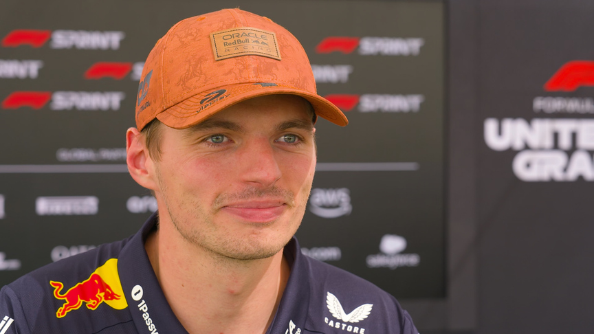 Sprint winner Verstappen brands Russell’s lunge ‘probably a bit optimistic’