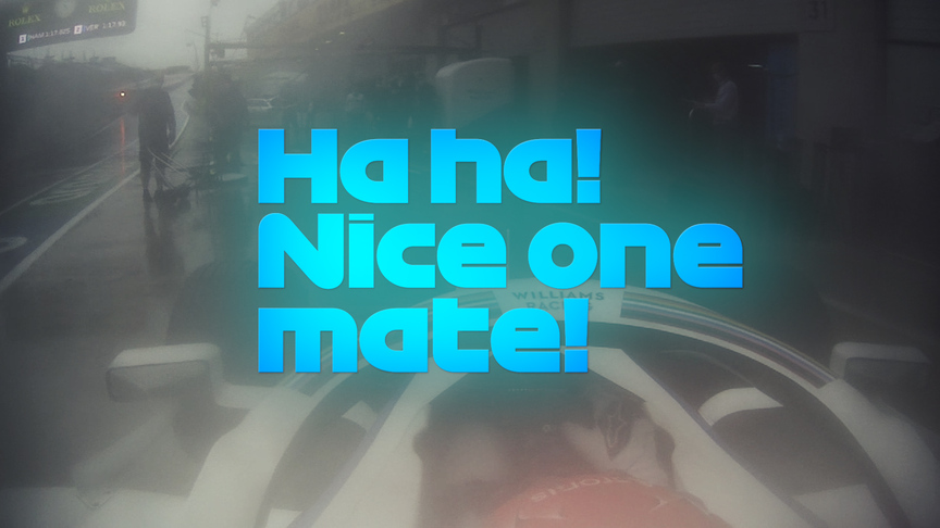 WATCH: The lap that got George Russell into Q2