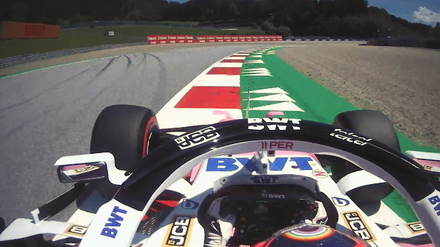 Styria FP1 onboard: Sergio Perez's fastest lap