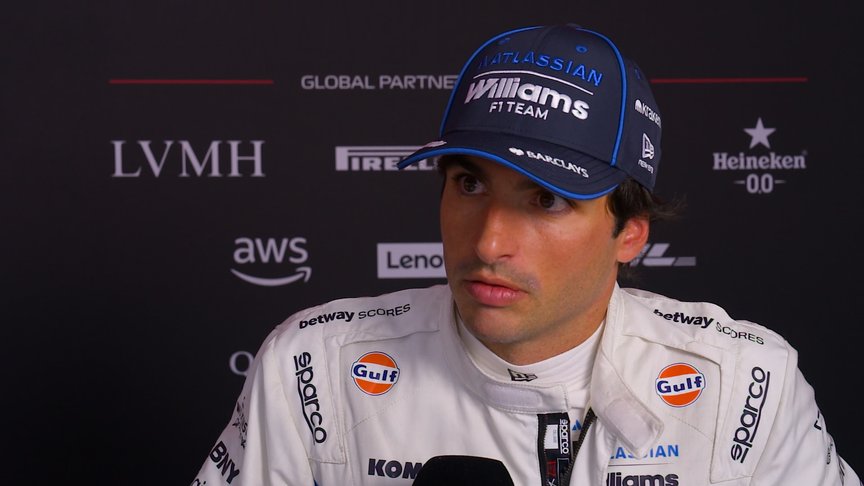Sainz 'very pleased' with Q2 appearance after 'tough weekend'