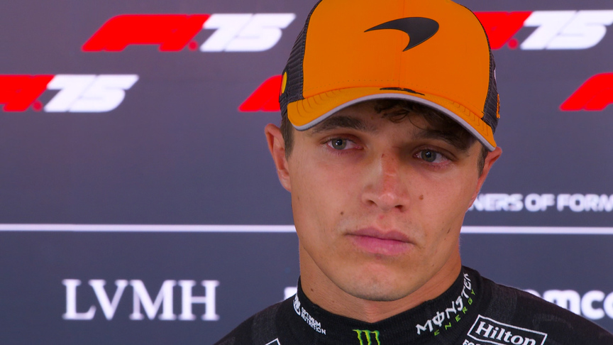 P2 Norris reflects on losing the lead: 'I didn't do the best Turn 1'