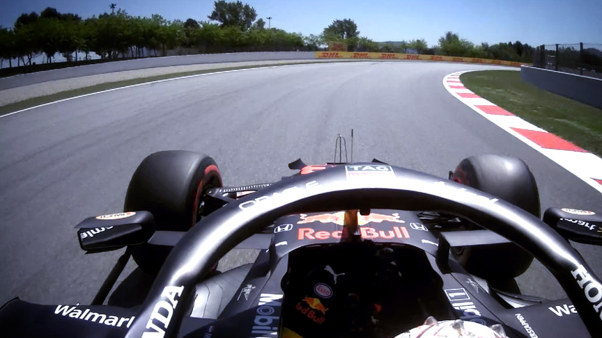 2021 Spanish GP FP3: Onboard for Max Verstappen’s fastest lap