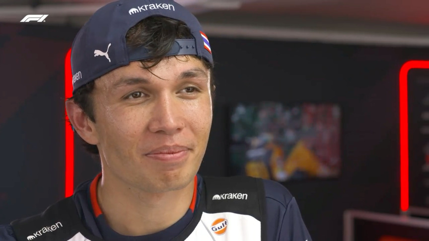 Albon explains feisty radio message during Hungarian GP