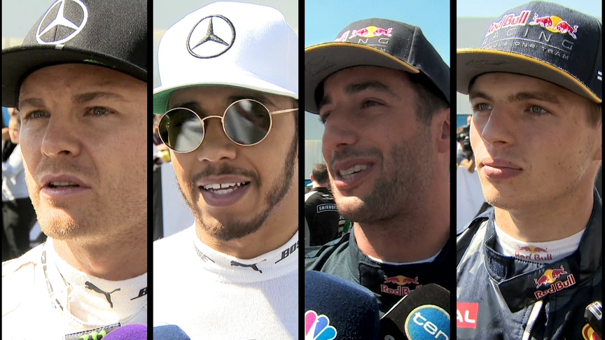 Drivers report back after qualifying in Mexico