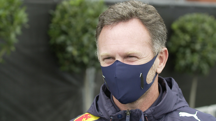 Christian Horner praises Verstappen for driving 'out of his skin'