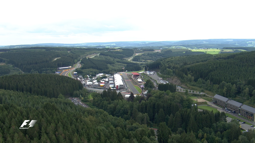 A Bird's Eye View of Spa-Francorchamps