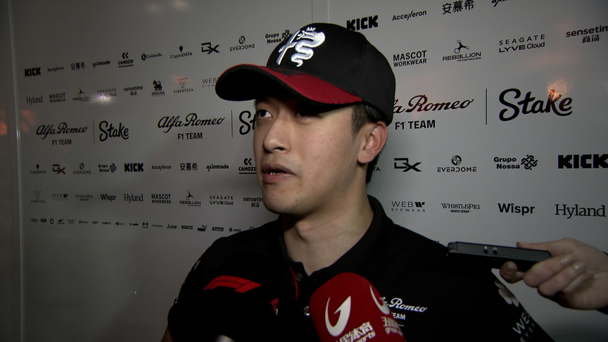 Zhou happy with ‘smooth’ day of running in Bahrain after going P10 in FP2