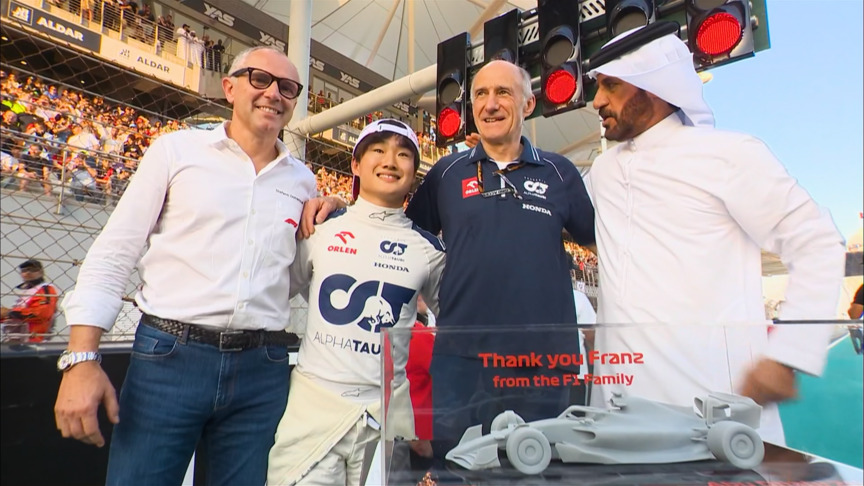 2023 Abu Dhabi Grand Prix: Drivers and team principals bid farewell to retiring AlphaTauri boss Franz Tost