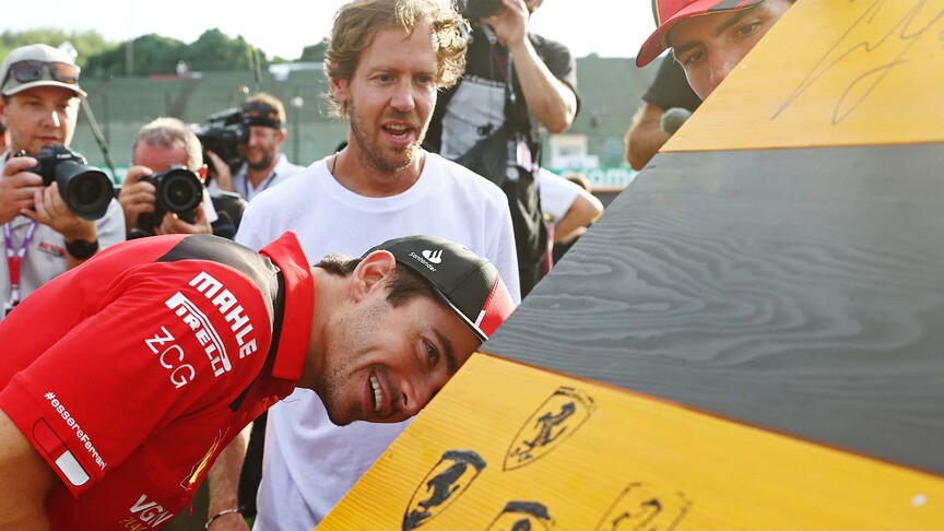 I guess you had to 'bee' there - Seb gets the paddock buzzing