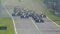 2020 Italian Grand Prix: Bottas tumbles down field in frantic F1 race start