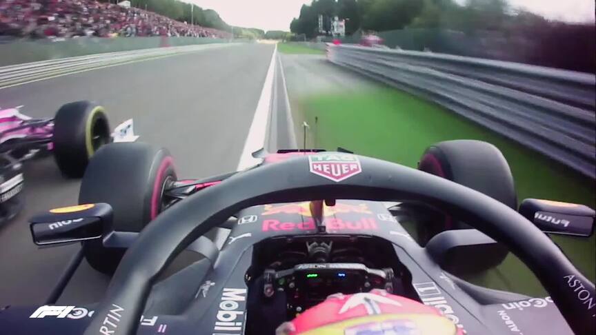 Alex Albon's charging Red Bull debut